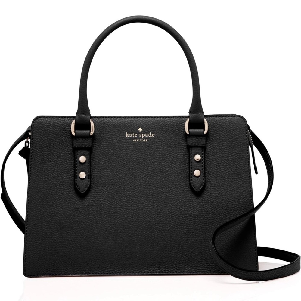 NWOT Kate Spade New York Mulberry Street Lise Black Satchel Handbag